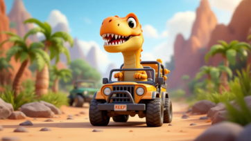 🦖 Dinosaur Island Escape with Toy Jeeps – Adventure, STEM Fun & Roaring Action!