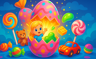 🍭 Giant Candy-Themed Toy Egg Surprise Challenge – Sweet Surprises, Big Fun!