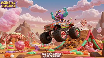 🛻 Monster Truck Jump – The Ultimate Toy Stunt Challenge for Kids