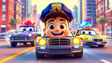 🚓 Super Police Chase with Cars and Helicopters – Action, Speed & STEM Fun!