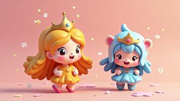 Princess Dollhouse Tour with Friends