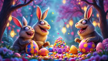 Easter Egg Hunt Surprise Toys Inside