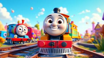 Super Fast Train Toy Adventure