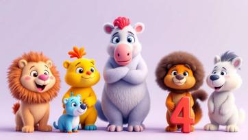 Numbers & Counting with Toy Animals